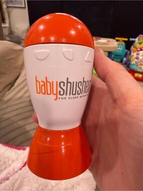 Baby Shusher Infant Sleep Soother - White & Orange